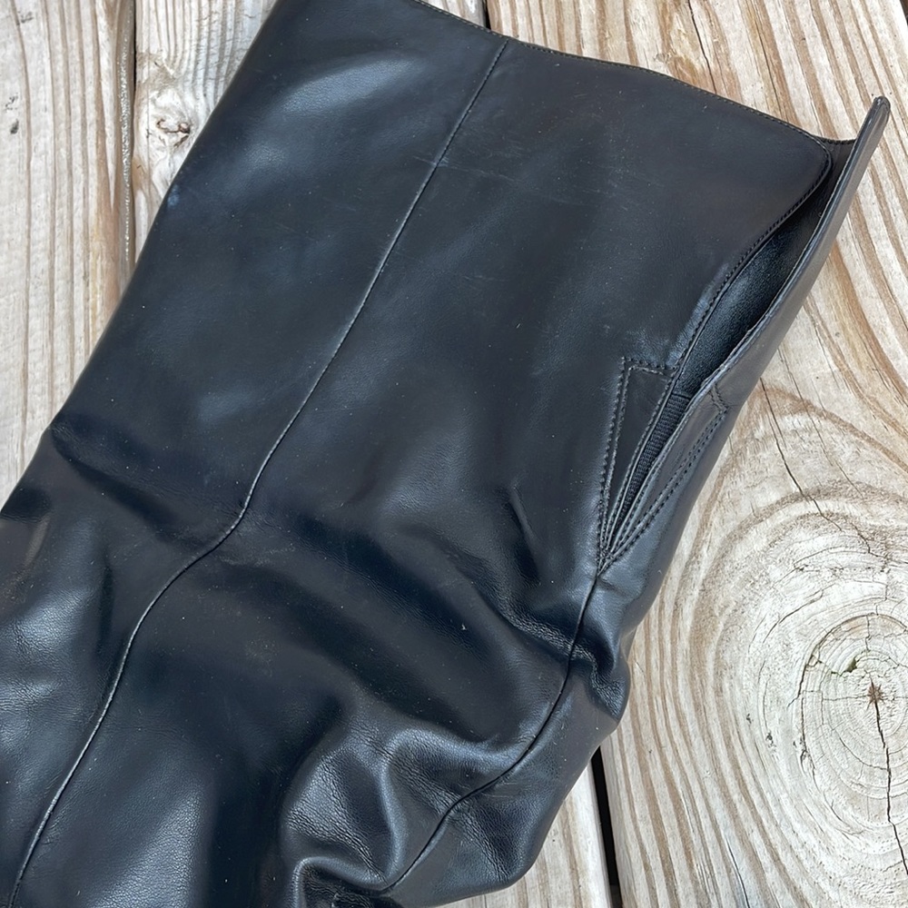 NWOT- I.N.C "Iyonna" Over-The-Knee Black Slouch Boots Size 11 - Picture 8 of 15